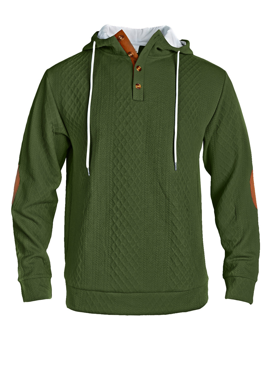 Men's casual hoodie with innovative knit structure and fashionable accents Lisslune