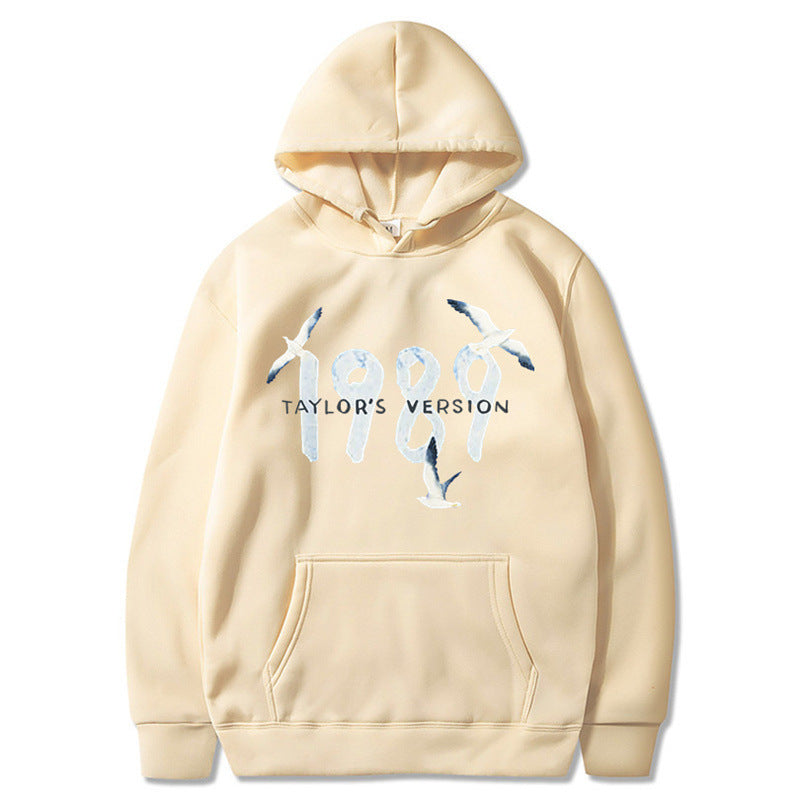 Women's hooded sweatshirt with creative bird design and high-quality cotton Lisslune