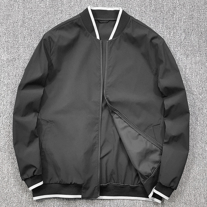 Men's quilted jacket with contrast collar Lisslune