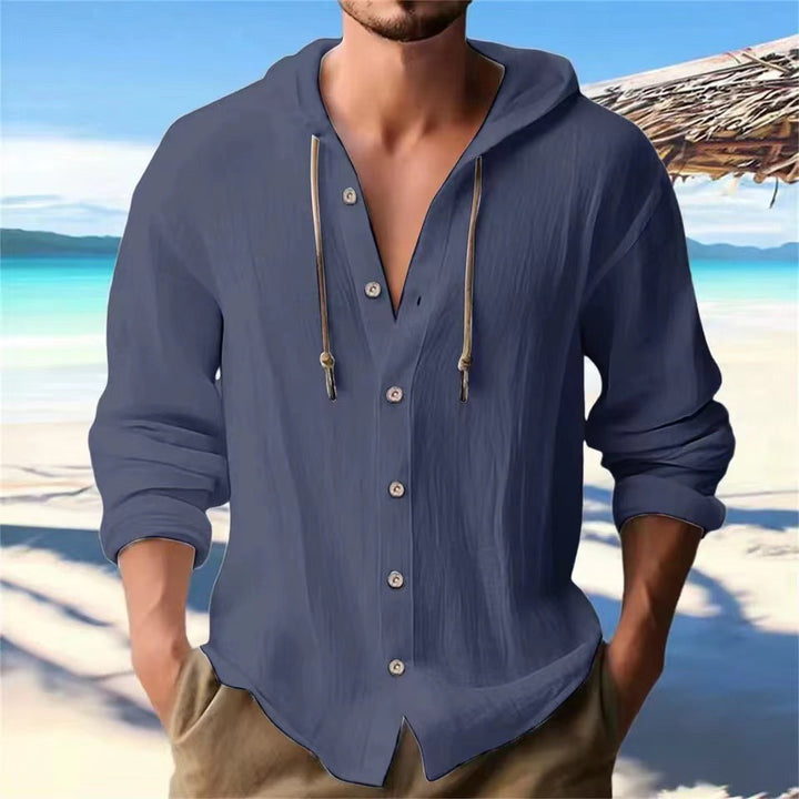 Men's hoodie with a casual fit and practical details Lisslune