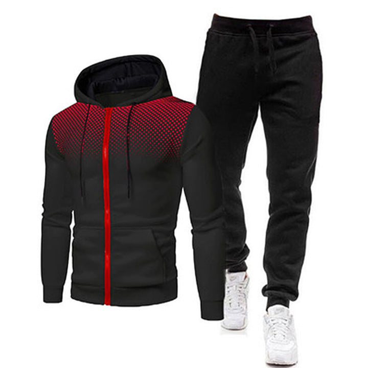Men's sporty hoodie and jogging pants set with breathable technology Lisslune
