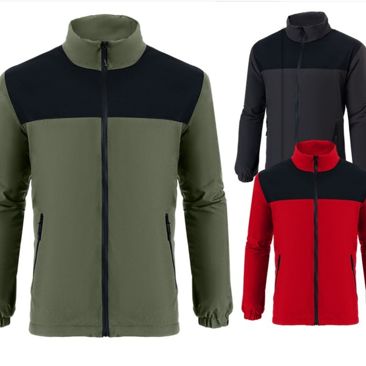 Men's transitional jacket with high collar and heat-insulating properties Lisslune