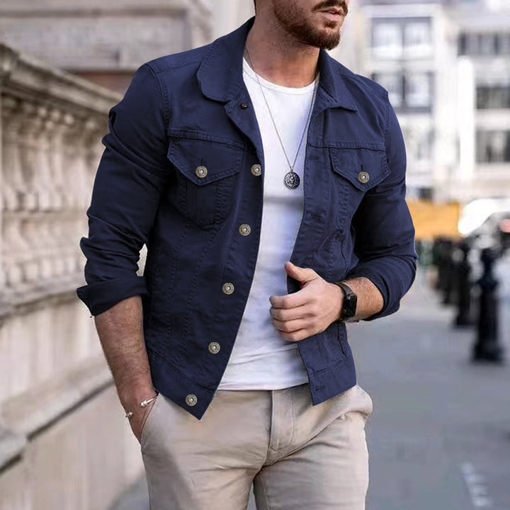 Men's Jeans Jacket Lisslune