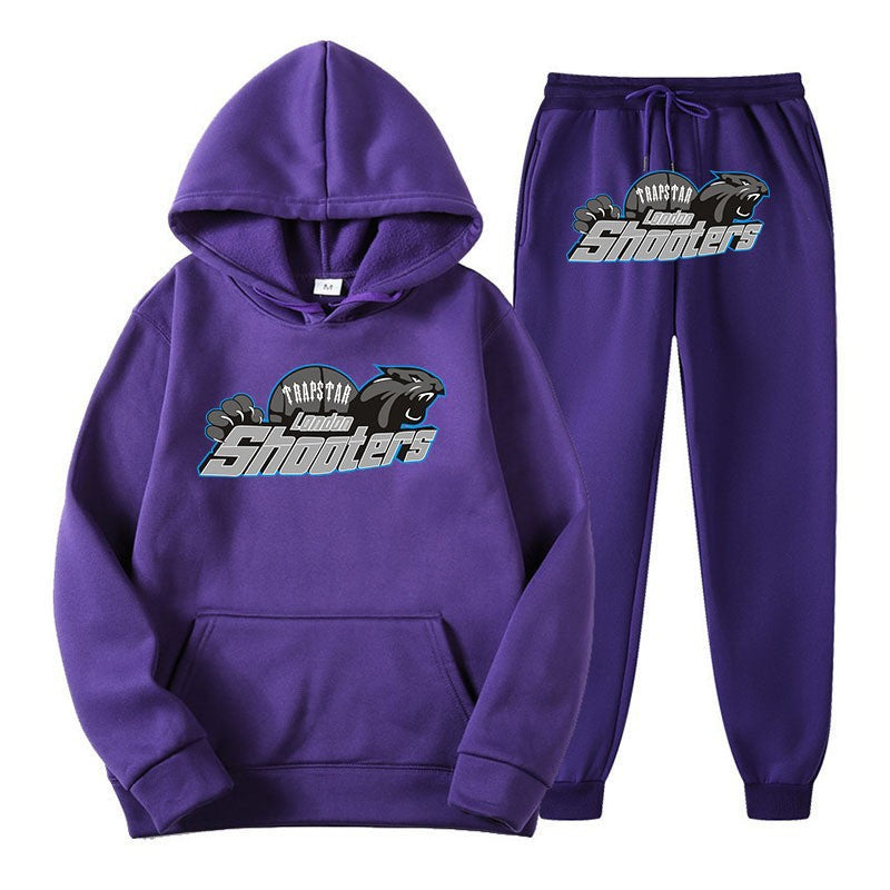 Women's leisure hoodie and jogger set with urban sports design Lisslune