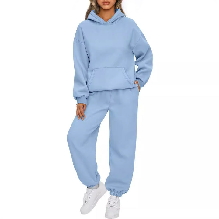Women’s cozy hooded sweatshirt set Lisslune