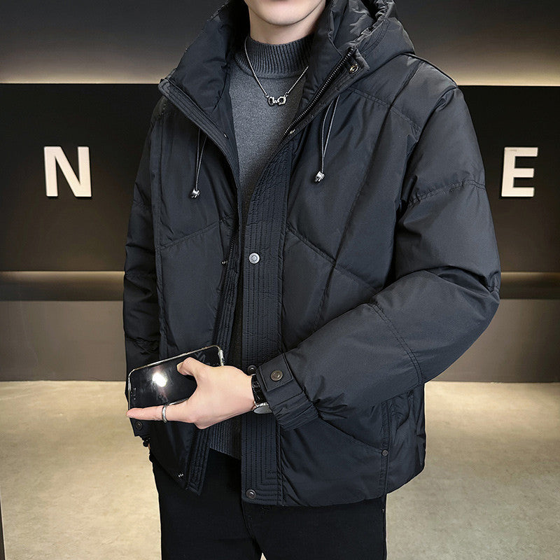 Men's Quilted Functional Jacket with Insulating Hood Lisslune