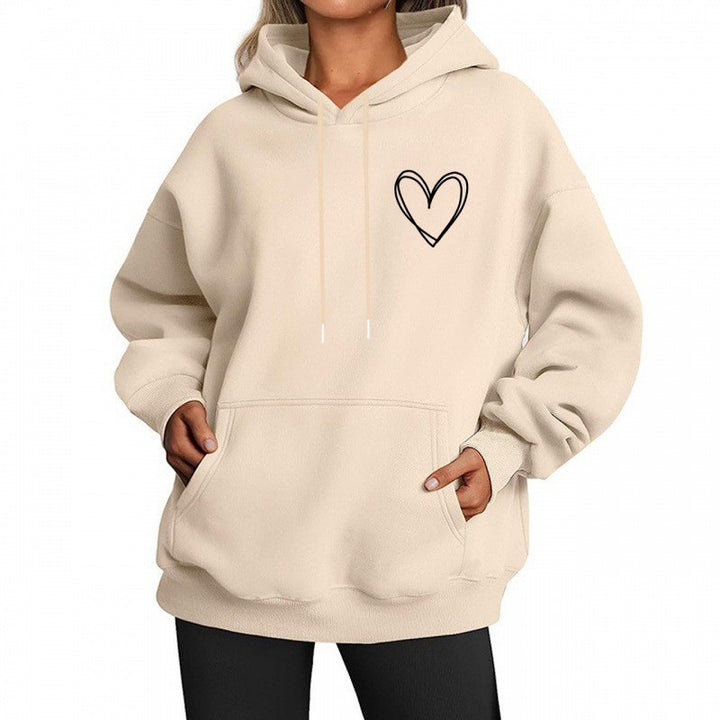 Women's hoodie with cool heart motif Lisslune