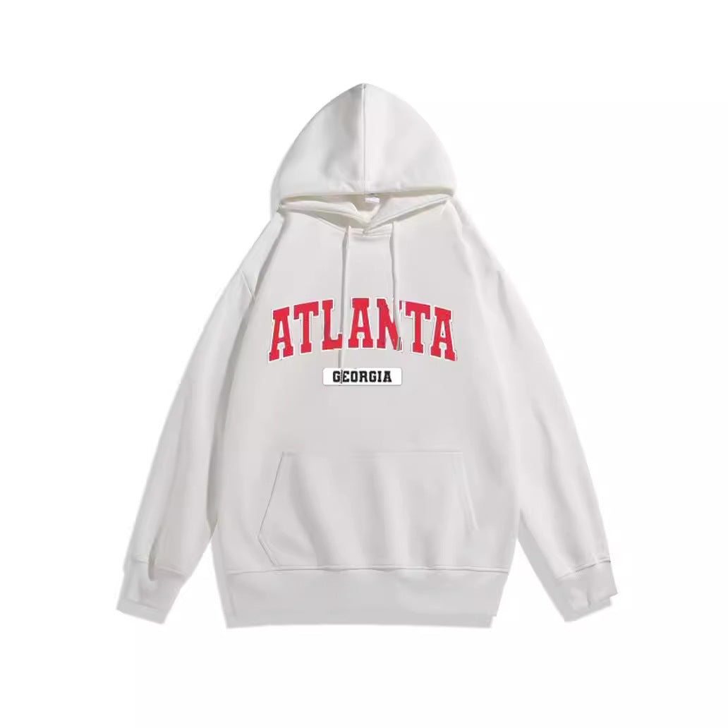 Women's hoodie with stylish Atlanta print Lisslune