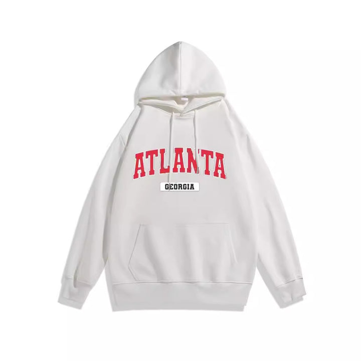Women's hoodie with stylish Atlanta print Lisslune