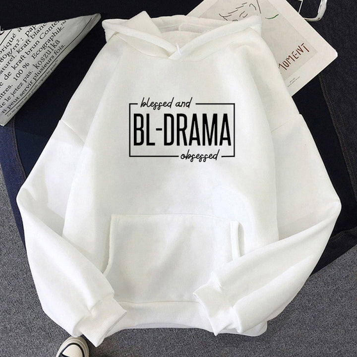 Women's hoodie with modern statement print Lisslune