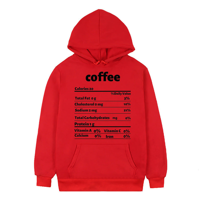 Women's hoodie with creative nutritional design Lisslune