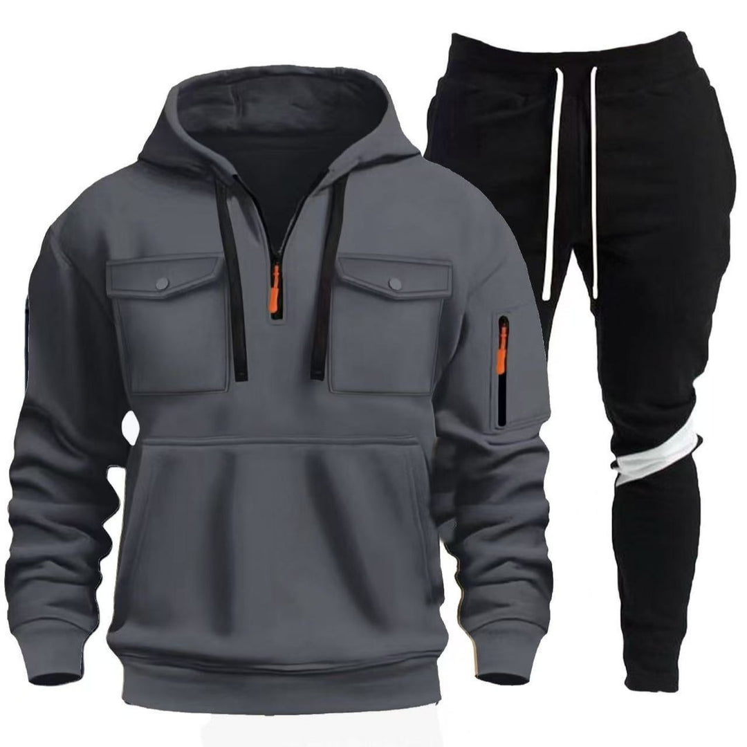 Men's practical hoodie with sports pants Lisslune