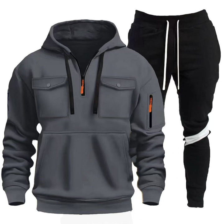 Men's practical hoodie with sports pants Lisslune