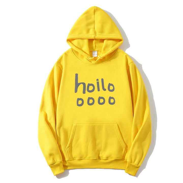 Women's hoodie with loose fit and creative print Lisslune