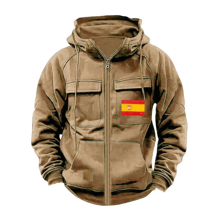 Men's functional jacket with multiple pockets Lisslune