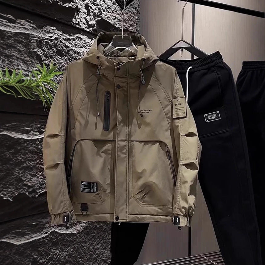 Men's Functional Outdoor Jacket with Breathable Properties Lisslune