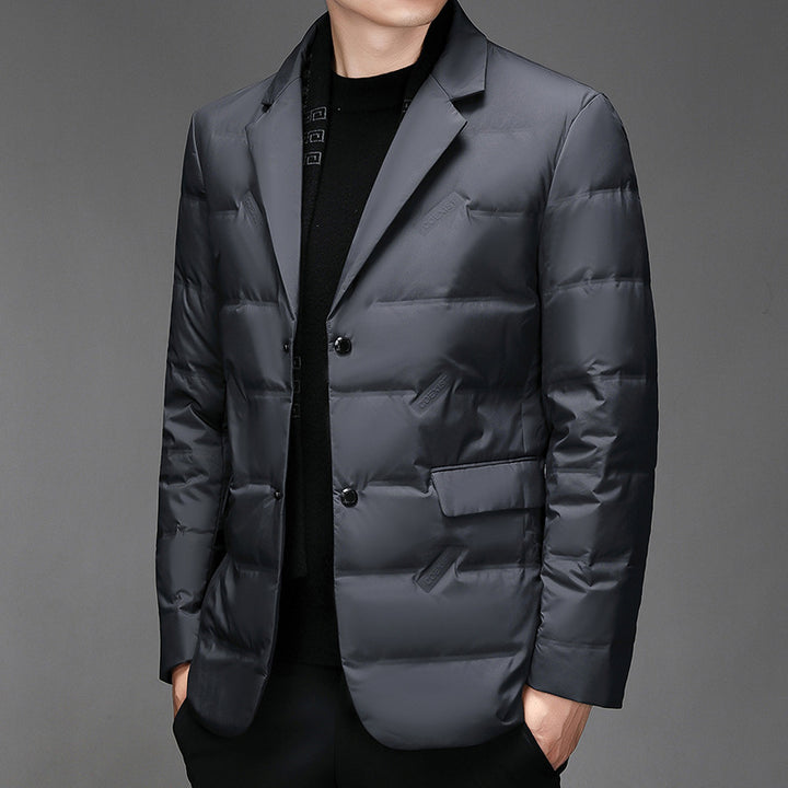 Men's Quilted Blazer with Thermal Filling Lisslune