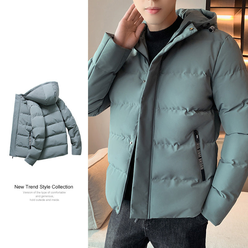 Men's insulated down jacket with adjustable hood Lisslune