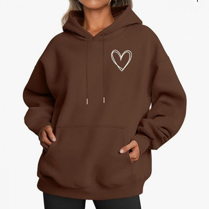 Women's hoodie with cool heart motif Lisslune