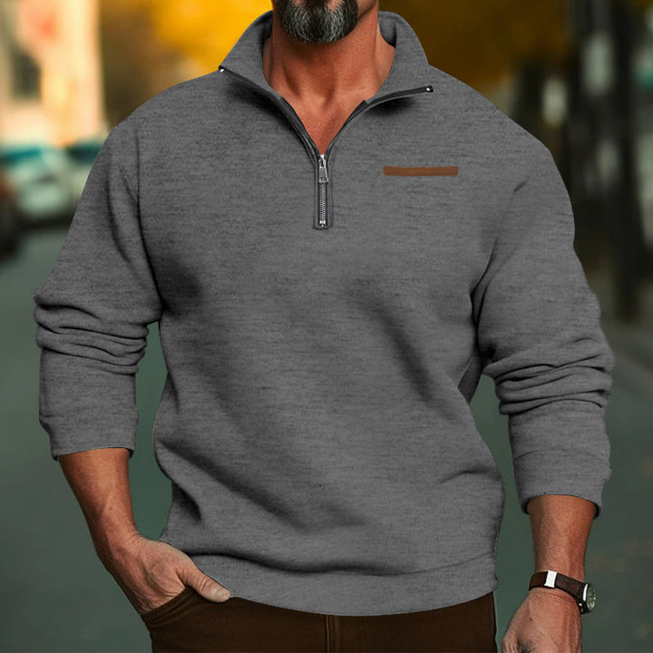 Men's Fleece Sweatshirt with Zip Lisslune