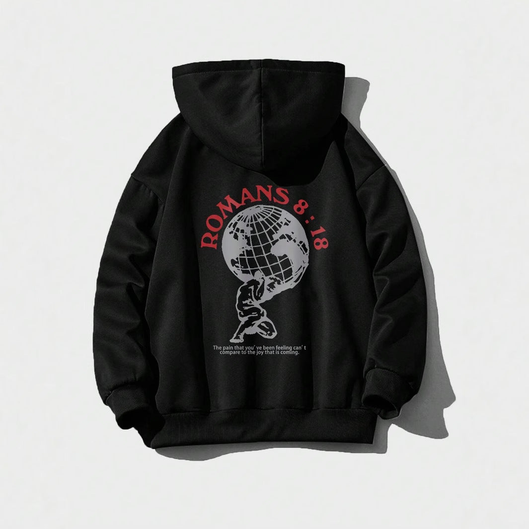 Women's hoodie with inspiring world motif and high-quality print Lisslune