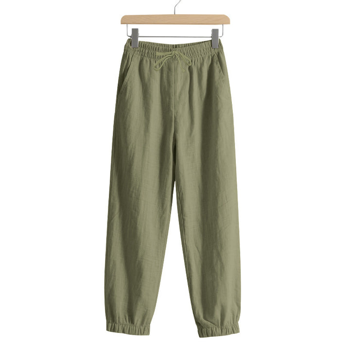 Men's lightweight harem pants made of breathable material with side pockets Lisslune