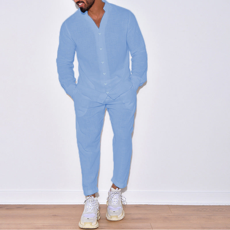 Men's Luxurious Linen Suit Set Lisslune