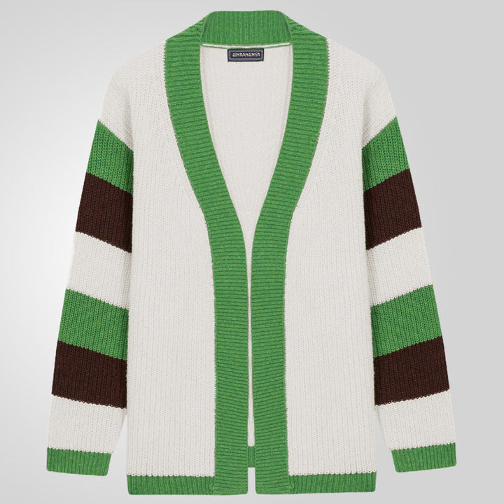 Men's cardigan with modern color block design Lisslune