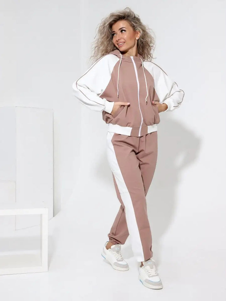 Women's sporty hoodie and jogger set Lisslune