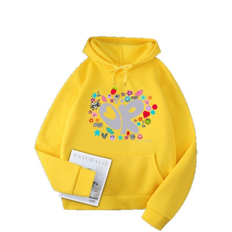 Women's Hoodie with Creative Graphic Design Lisslune