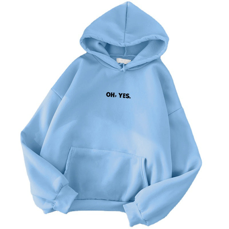 Women's Cozy Hoodie with Casual Print Lisslune