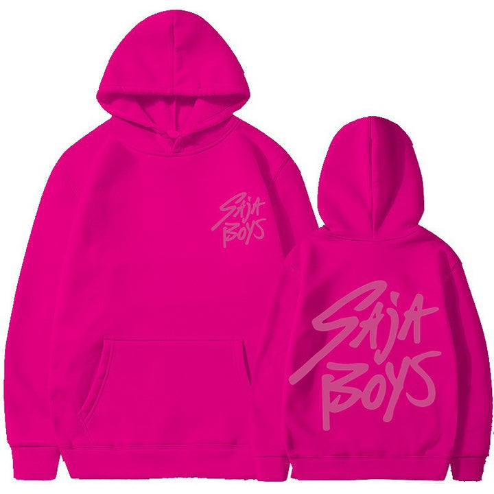 Women's hoodie with distinctive lettering and kangaroo pocket Lisslune