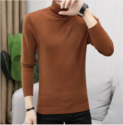 Men's turtleneck sweater made of fine cotton with a fitted cut Lisslune