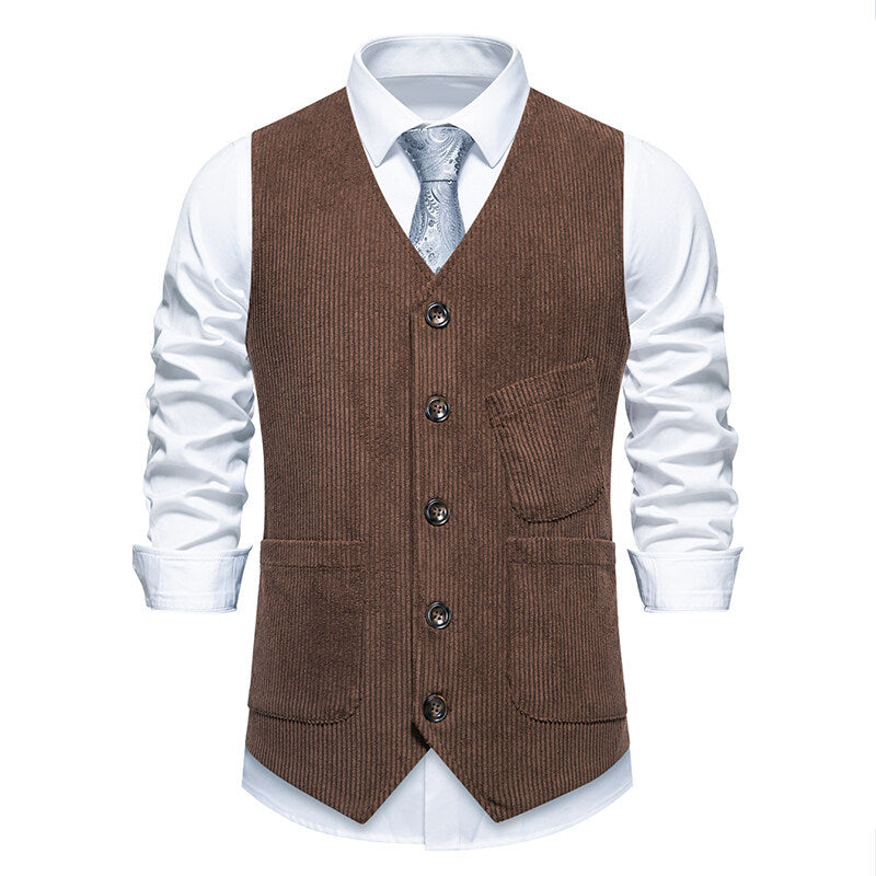 Men's elegant waistcoat in classic design Lisslune