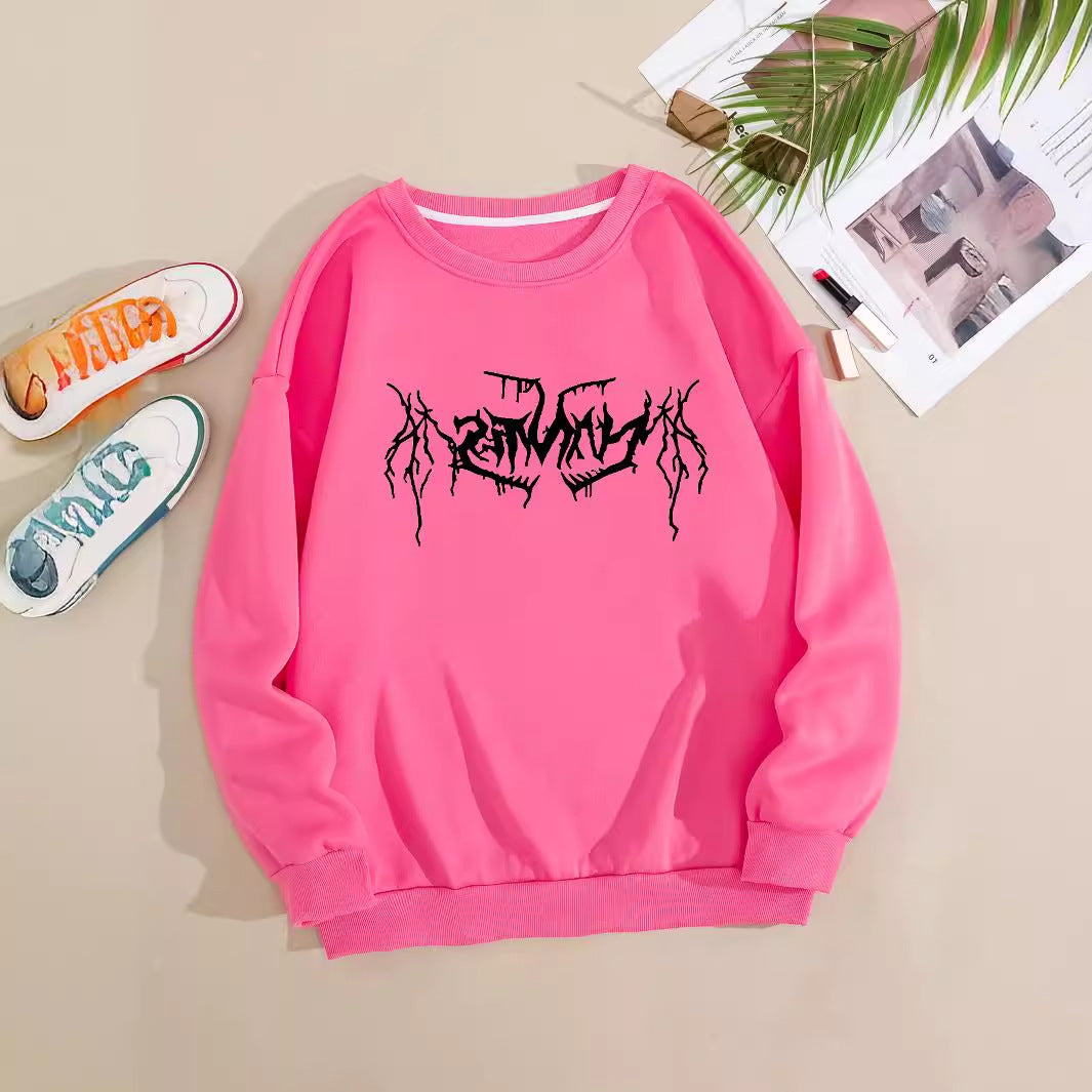 Women's casual sweatshirt with modern graphic design Lisslune
