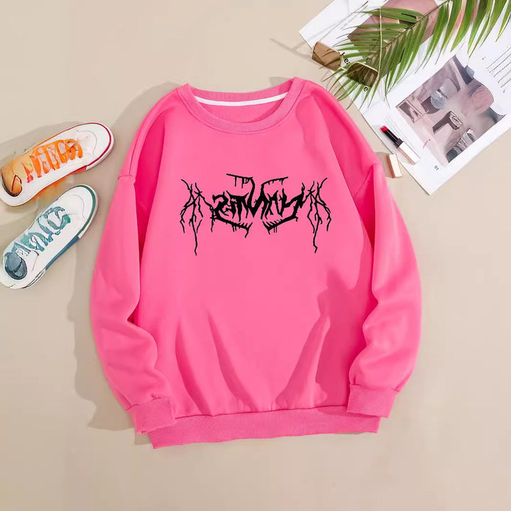 Women's casual sweatshirt with modern graphic design Lisslune