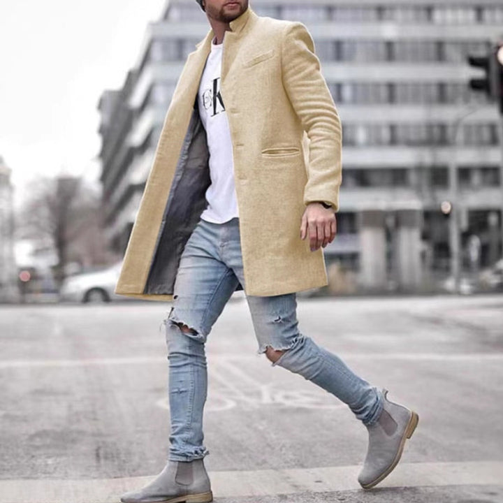 Men's elegant long coat Lisslune