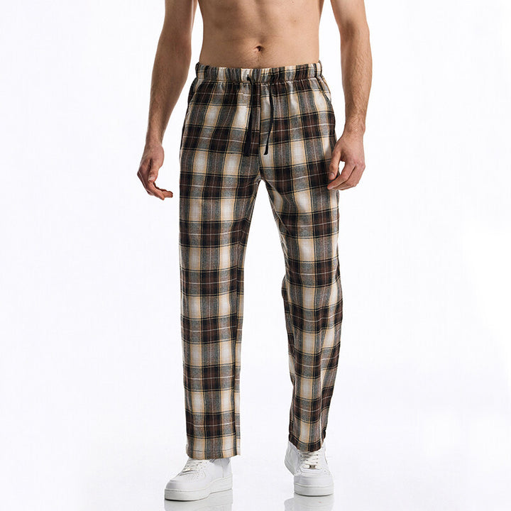 Men's pajama pants made of soft flannel Lisslune
