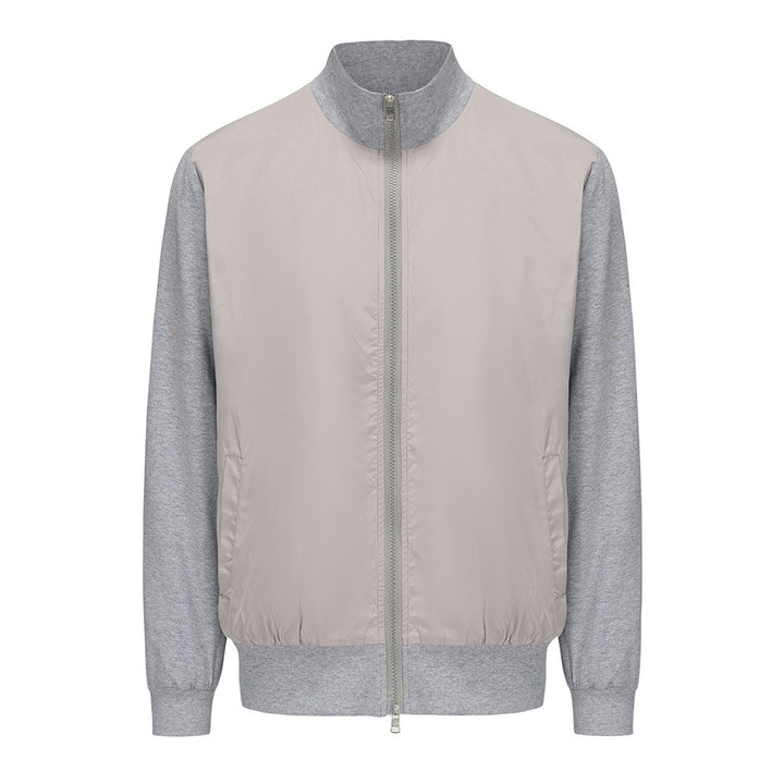 Men's casual summer jacket in minimalist design with practical zip pockets Lisslune
