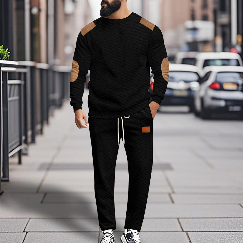 Men's stylish tracksuit set with elastic waistband and practical pockets Lisslune