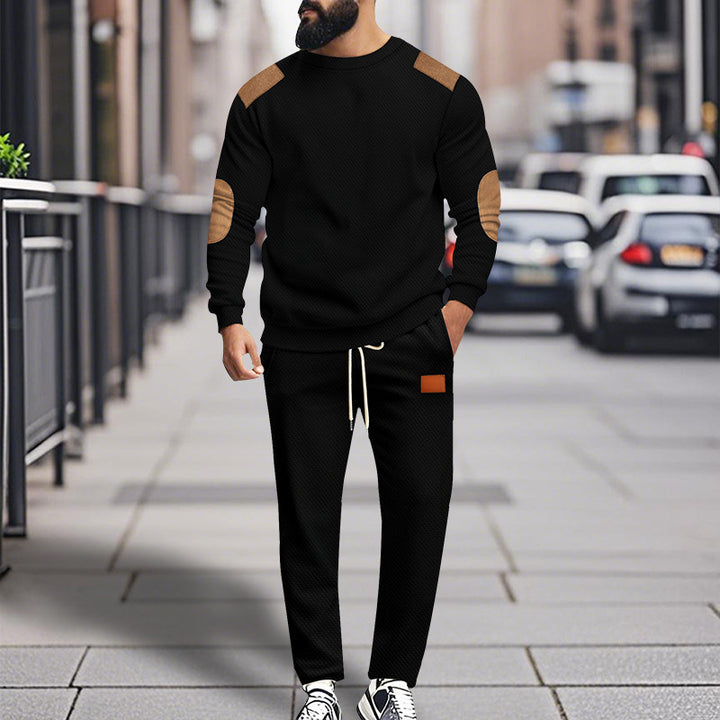 Men's stylish tracksuit set with elastic waistband and practical pockets Lisslune