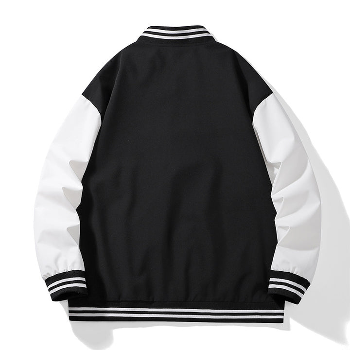 Men's Casual Varsity Jacket with Sporty Design Lisslune