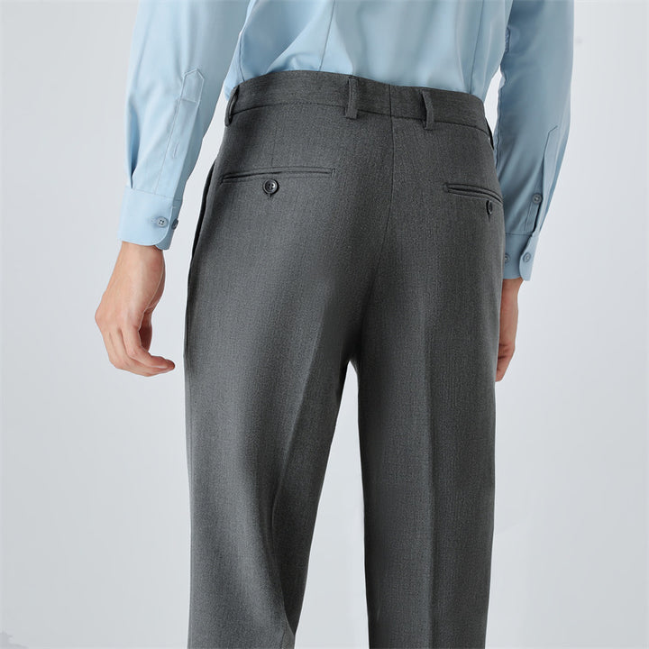 Men's elegant suit trousers with a slim fit and fine pattern Lisslune