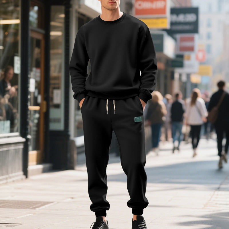 Men's comfortable sweat suit with elastic waistband and practical pockets Lisslune