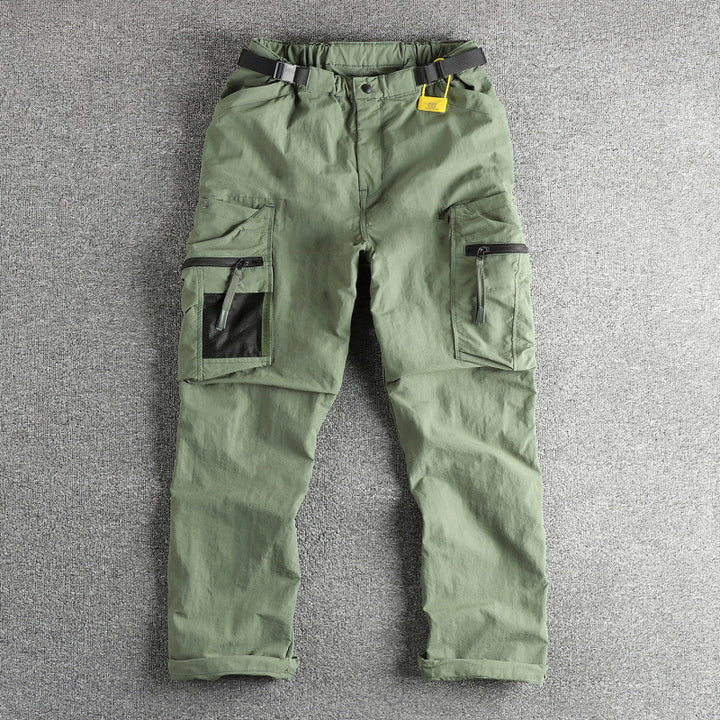 Men's Cargo Pants with multifunctional pockets and adjustable waistband Lisslune
