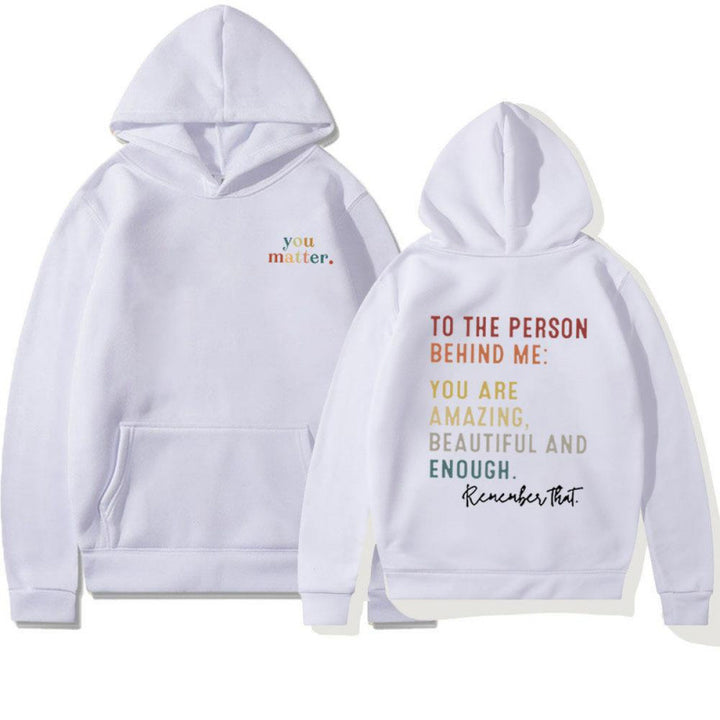 Women's hoodie with motivating lettering Lisslune