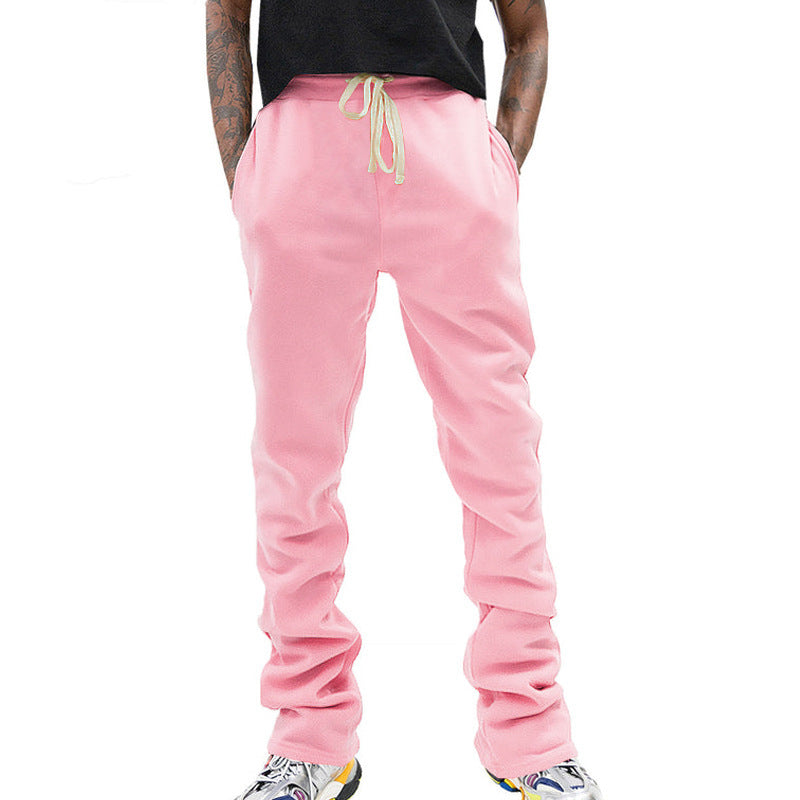 Men's comfortable sweatpants with elastic waistband and side pockets Lisslune