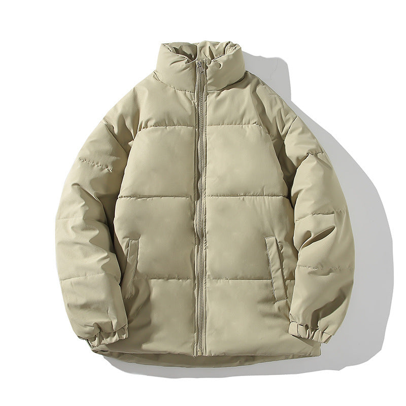 Men's insulated quilted jacket with high collar and elastic cuffs Lisslune