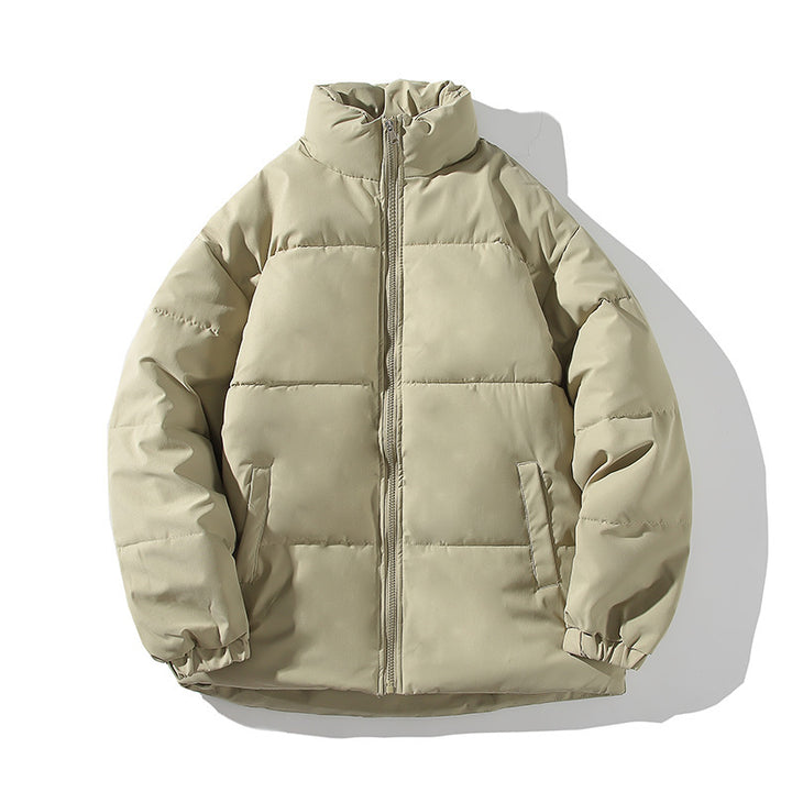 Men's insulated quilted jacket with high collar and elastic cuffs Lisslune