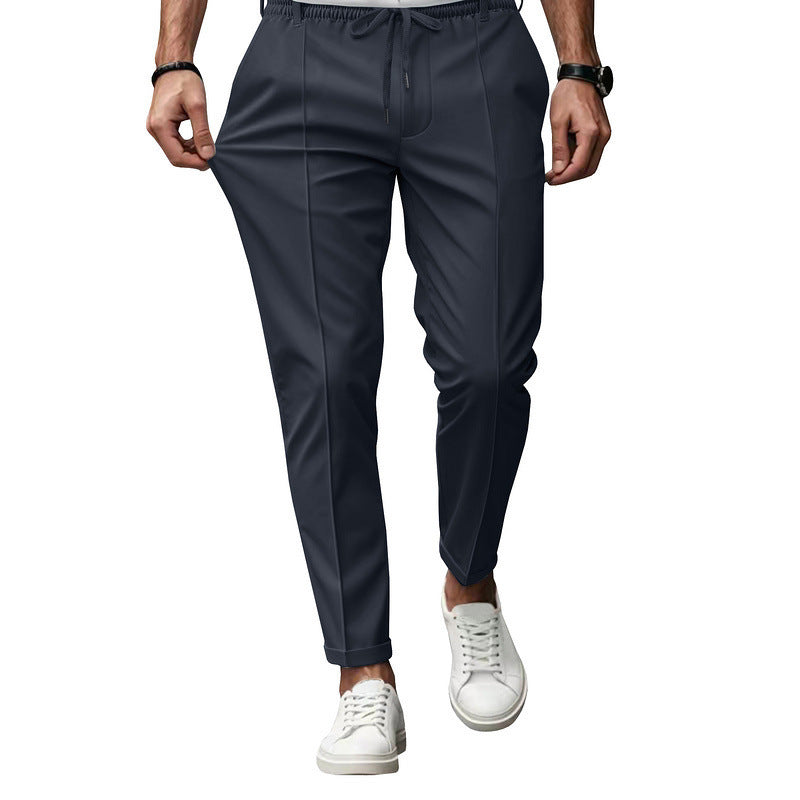 Men's stylish sports trousers with elastic waistband and practical side pockets Lisslune